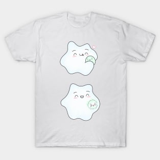 Amoeba hugs are often fatal. Biology Pun Fun T-Shirt